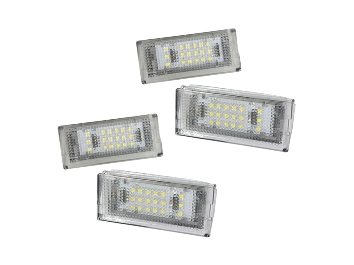 4 Luces Led De 18 Dígitos Para Matrícula Para Bmw E46 Sedán De 4 Puertas 325i 328i 99-03