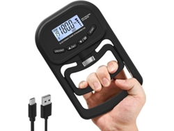 Entrenador De Fuerza De Agarre - Dinamómetro Electrónico De Mano - Gran Pantalla Led - Almacenamiento De Memoria Automático - Ajustable