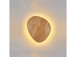Lámpara De Mesa Led De Madera Con Tecnología De Protección Ocular – Iluminación De Pared Decorativa Y Acogedora (8w)