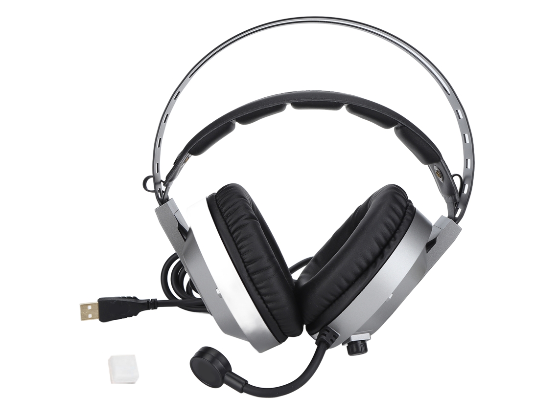 Auriculares Para Juegos Taidu 7.1 Con Sonido Envolvente, Micrófono Y Luces Led Para Pc/portátil (modelo Ths305)
