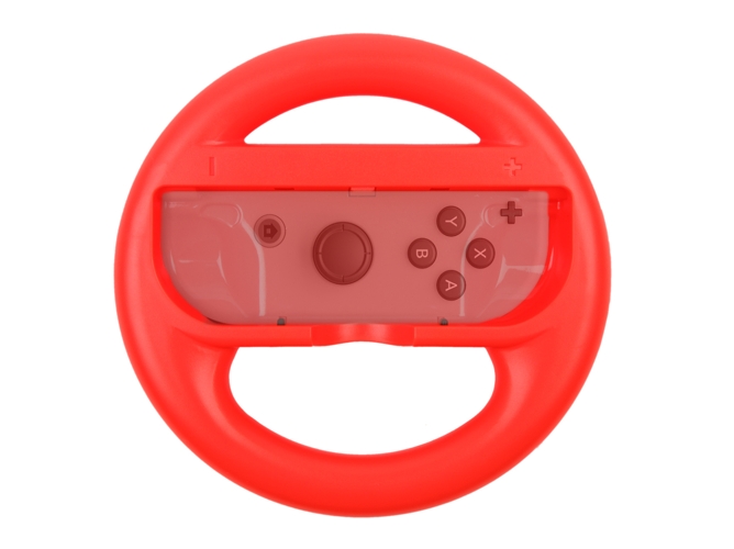 Volante Nintendo Switch REYTID Joy-Con Steering Wheel Controller Driving Racing Game - 2 Pack Rojo