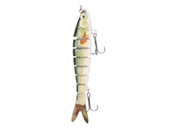 Señuelo Artificial De Hundimiento Lento Y Múltiples Articulaciones Para Peces Carnívoros, 13,5 Cm/27 G, Con Anzuelos Reforzados Del Número 6.