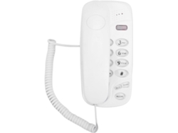 Teléfono Fijo Con Cable, Diseño Para Montaje En Pared, Función De Marcación Rápida Y 3