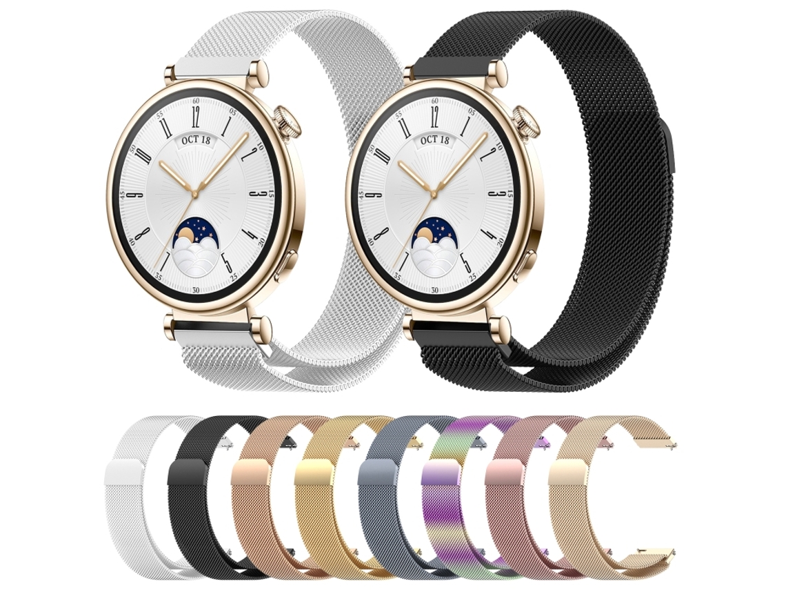 Correa de reloj inteligente para Huawei Watch GT4 41 mm Milan Correa de  reloj de malla de acero magnético (color Starlight)