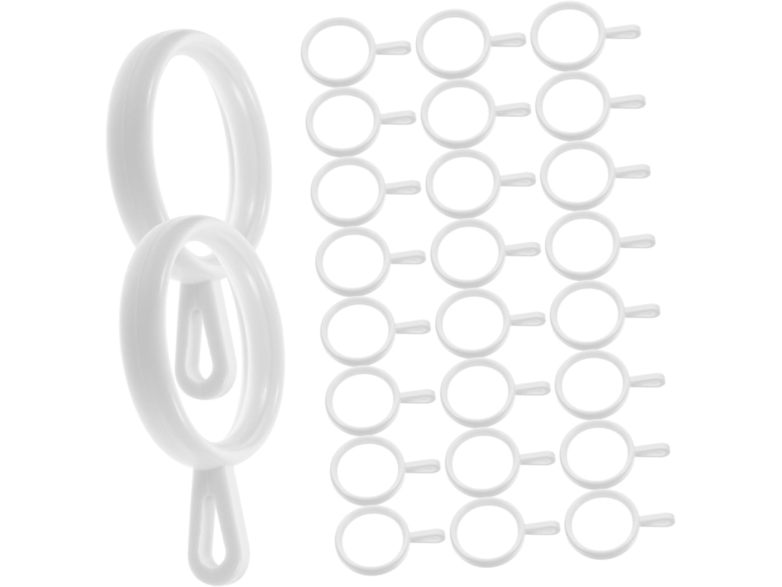 Juego De 190 Anillos Con Ojales Para Cortina De Baño Anillos Con Ojales Para Colgar Cortinas De Ducha Silenciosos Ys