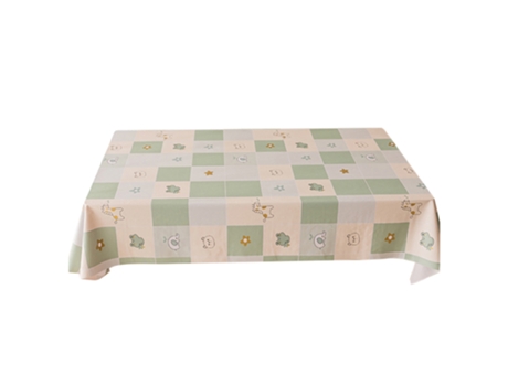 Mantel impermeable y a prueba de aceite de dibujos animados para niños, mantel rectangular de pvc style2