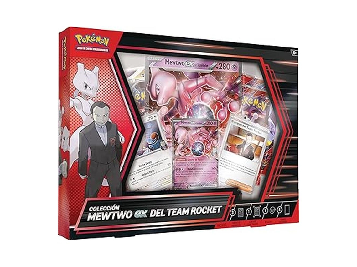 Colección Mewtwo Ex Team Rocket Pokémon JCC 1 Holo Promo 4 Sobres Pc10442 Último Nivelp25pn