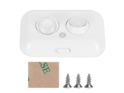 Lámpara LED inalámbrica 2026 con sensor de movimiento PIR infrarrojo automático para uso en interiores y exteriores.