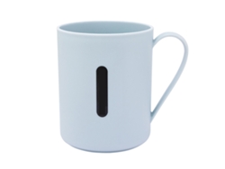 Vaso Minimalista Anticaída Para Cepillo De Dientes Con Asa Para Estudiantes Y Baños - Azul