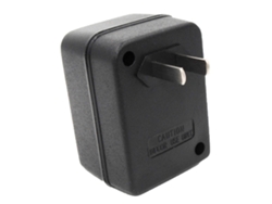Adaptador Convertidor De Voltaje De 110v A 220v, 5w, Potencia Estable, Material Abs Para Uso Doméstico.