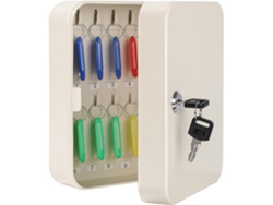 Caja De Llaves Chrui Capacidad 20 Llaves Llave Física 20x16x7.5cm (blanco)
