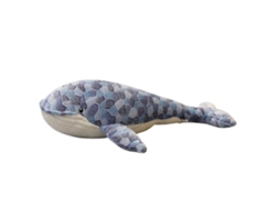 2026-peluche Ballena Azul Almohada Abrazo Juguete De Peluche Animal Muñeco Regalo Para Niños
