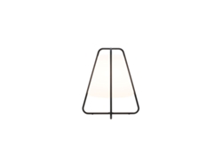 Bombilla LED recargable Teepee Zafferano - Táctil, IP65, apta para uso interior y exterior, diseño moderno, inalámbrica, negra