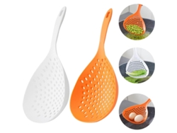 Juego de filtros de malla resistentes al calor, mango largo ergonómico Alconista para colar verduras rápidamente.