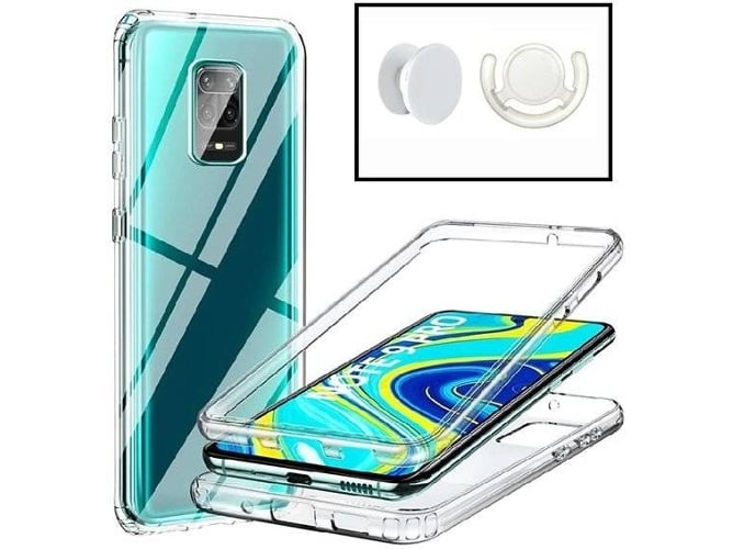Funda + Popsocket + Soporte Xiaomi Redmi 10X 4G 360° Impact Protection