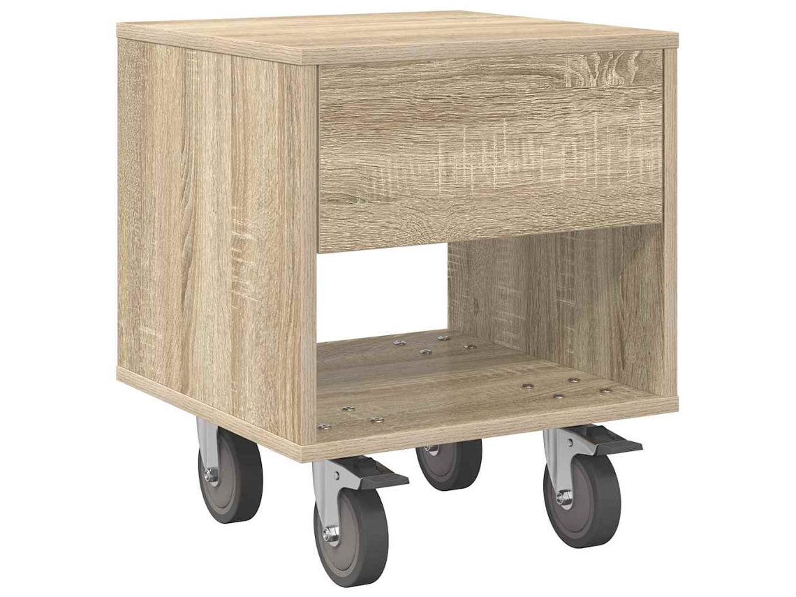 Maison Exclusive - Mesita De Noche Roble Sonoma 40,5 X 40 X 48 Cm