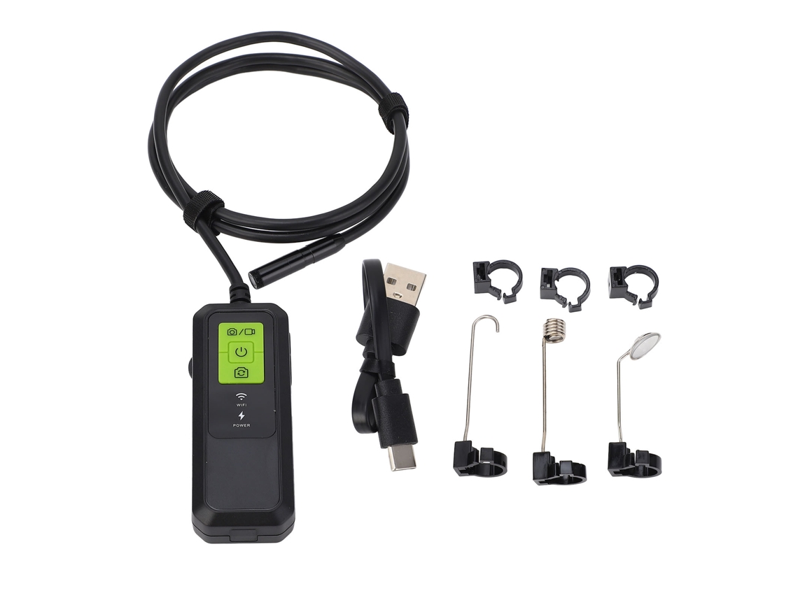 Cámara endoscópica inalámbrica HD Wifi IP67 resistente al agua hasta 1 m con luz