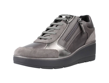 Zapatos de Mujer GEOX Ilde Tecido Plateado (40)