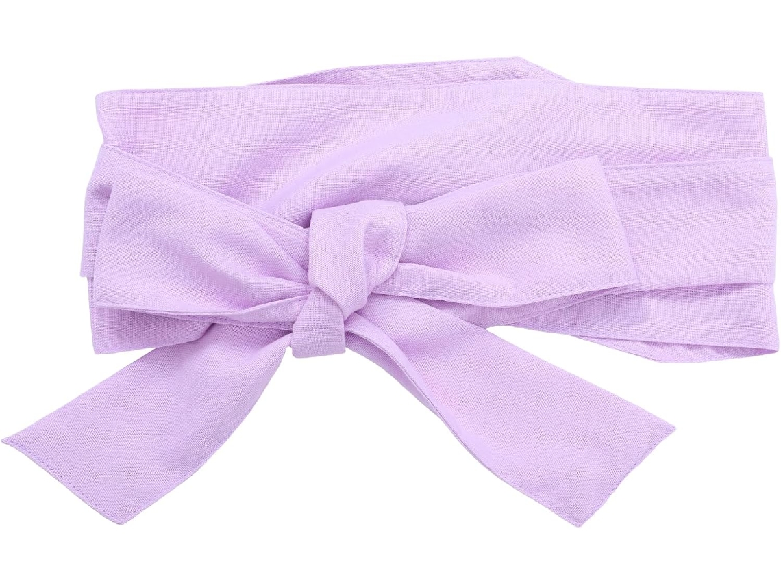 Cinturón Envolvente Para Mujer Con Nudo Para Vestido Kimono, Diseño Atemporal Y Cómodo.