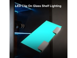 2026-kit De Luces Led Para Estanterías De Cristal Con Clip Control Remoto 6 Luces Rgb Para Gabinetes