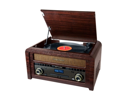 Tocadiscos Vinil/Cd/Usb/Estéreo 3 Velocidades 33/45/78 Rpm Mt-115 Dab