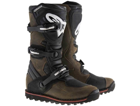Botas Unisex ALPINESTARS Tech T Marrón para Motociclismo (EU 38)