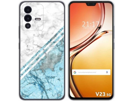Carcasa para Vivo V23 5G TUMUNDOSMARTPHONE Dibujos Mármol 02 Multicolor