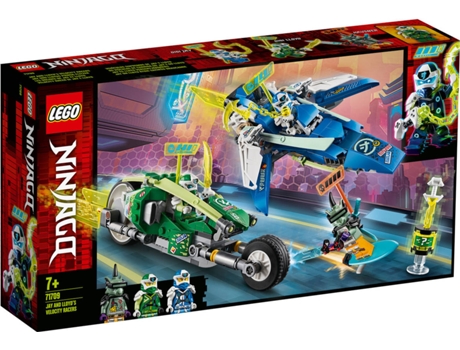 LEGO Ninjago: Coches de Carrera de Jay y Lloyd (Edad Mínima: ‍7 - 322 Piezas)