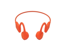 Auriculares de conducción ósea G01 X7 en color naranja vibrante, deportivos premium, duraderos y de alta fidelidad. Sfushos