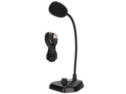 Micrófono De Condensador Usb Omnidireccional De 360°, Plug And Play, Para Reuniones, Juegos, Transmisiones En Vivo, Pc Y Portátiles.