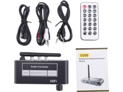 Receptor De Audio Coaxial Hifi Bluetooth 5.2 Convertidor Digital A Digital