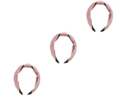 Conjunto De 3 Faixas De Cabelo Decorativas Com Laço, Um Acessório Elegante Para Ocasiões E Eventos.