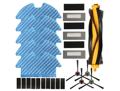 Kit de filtro de escova lateral principal para limpador ecovacs deebot ozmo 900 dn5g