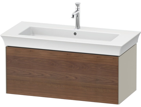 DURAVIT Tulip blanco, mueble de baño montado en la pared, ancho 984 x profundidad 458mm, con 1x extraíble, con tecnología de punta, WT42420