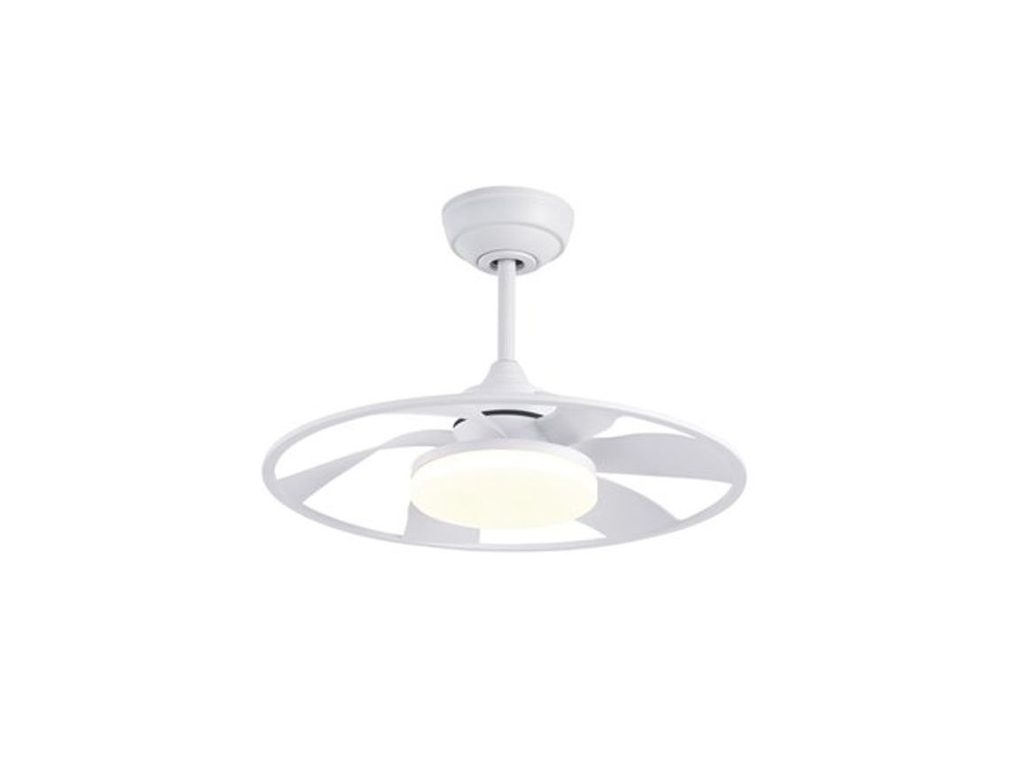 Ventilador Dc Celsius 26w Blanco 6 Aspas 55d 2950lm 3000-4000-6500k 6velocidades Remoto, Memoria Y Temporizador FABRILAMP