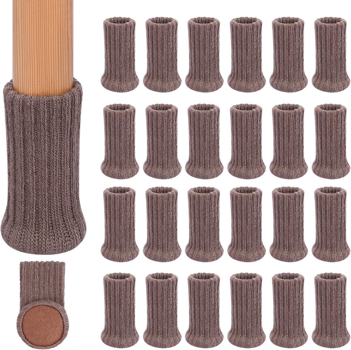40 piezas (10 juegos) calcetines para silla de gato, calcetines para  muebles de gato, calcetines de punto antideslizantes para sillas de mesa