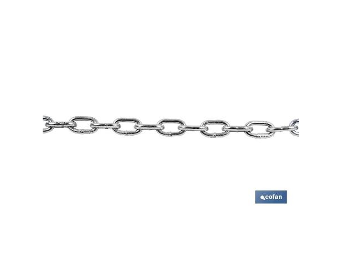 Cadena cincada de 7 mm.  (24 m.)