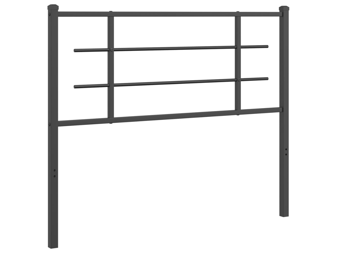 Cabecero de repuesto 107 cm Metal Negro MAISON EXCLUSIVE