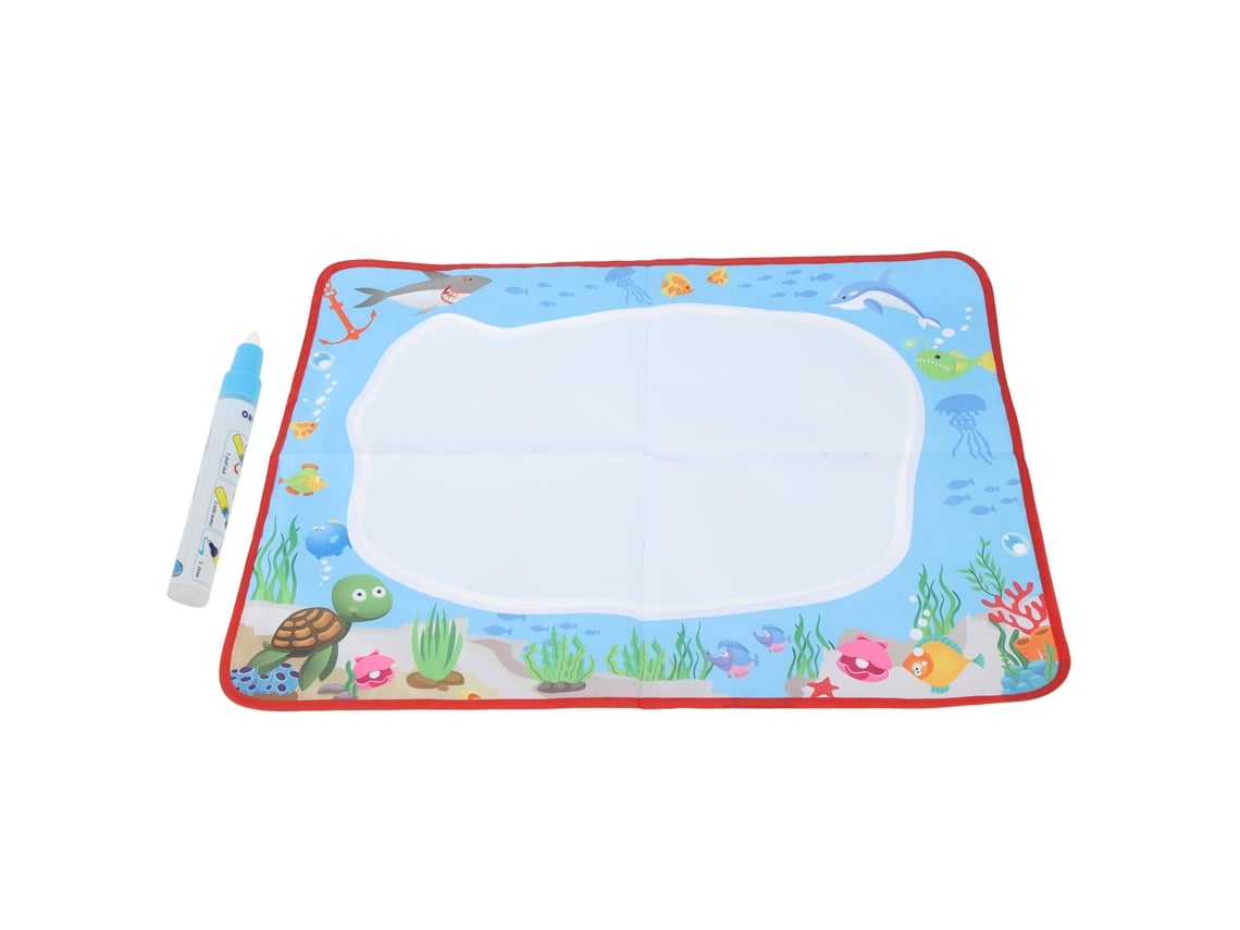 Ats-alfombra De Pintura Con Agua Educativa Grande Para Niños, Alfombra De Dibujo Con Agua Para Coordinación Ojo-manos, Ocean Pad