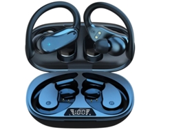 Auriculares Intra Sem Fio Horas Reprodução Dágua Hifi Yizhood Bluetooth Negro