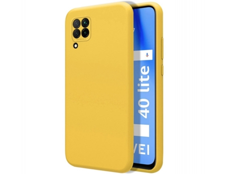 Carcasa Huawei P40 Lite TUMUNDOSMARTPHONE Silicona Líquida Amarillo