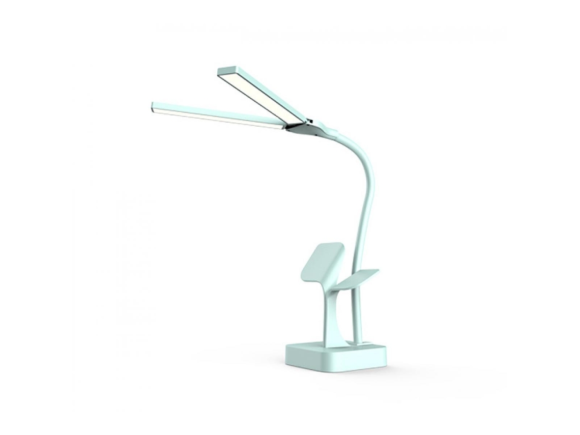 Lámpara de escritorio Willow TD3 (3 fuentes de luz - 1200 mAh) (azul)