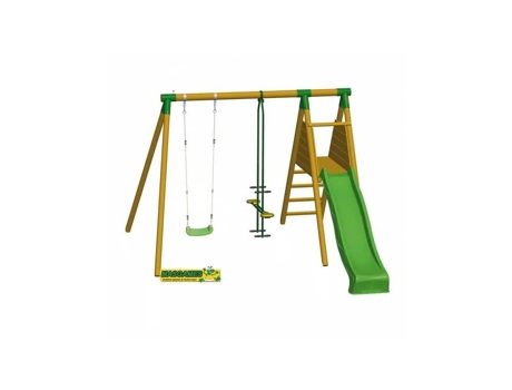 Parque Infantil Masgames Mauna Loa L Madera Redonda MASGAMES OUTDOOR GAMES
