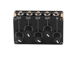 Vlrla-mixer De Sonido Tx400 4 Canales Mini Estéreo Portátil Pasivo Sound Board Console Compacto