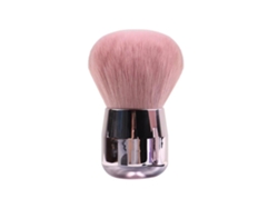 1 Brocha Grande Para Polvos Sueltos, Brocha Multifuncional Rosa Para Base, Rubor, Contorno Y Bronceador