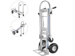 Carretilla plegable de aluminio 3 en 1 Succebuy, de 300 kg, para trabajo pesado