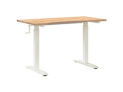 Mesa Blanca y Natural MAISON EXCLUSIVE 120x60 cm