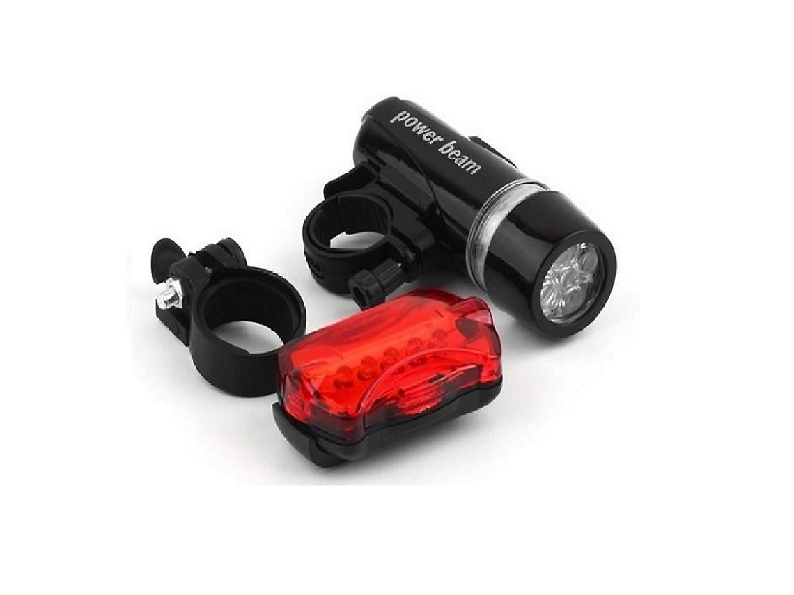Luz LED de bicicleta Klack, Delantera y Trasera, Blanca y Roja