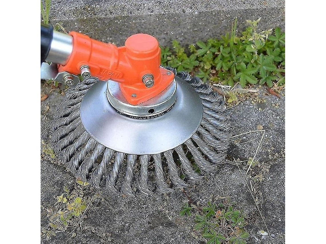 Cepillo De Acero Para Eliminar Malas Hierbas Para Cortacésped, 150 Mm, Herramienta De Jardinería.