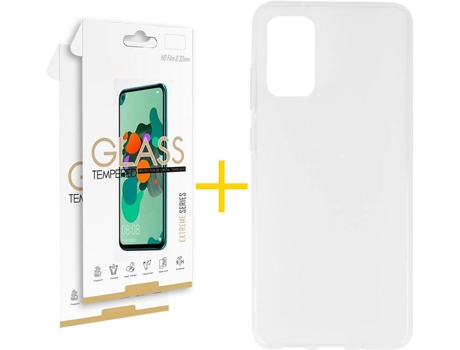 Kit Funda + 2 Protectores de Pantalla Samsung Galaxy S20 + Plus 5G SKYHE Liso (Transparente)